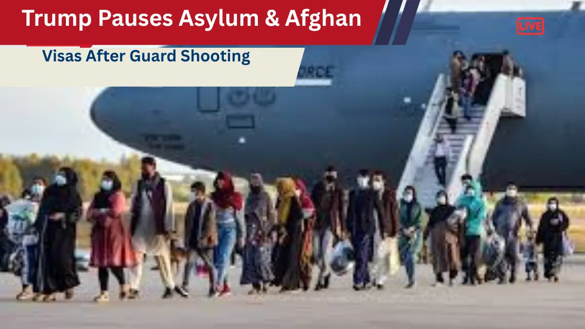 Trump Pauses Asylum & Afghan Visas After Guard Shooting