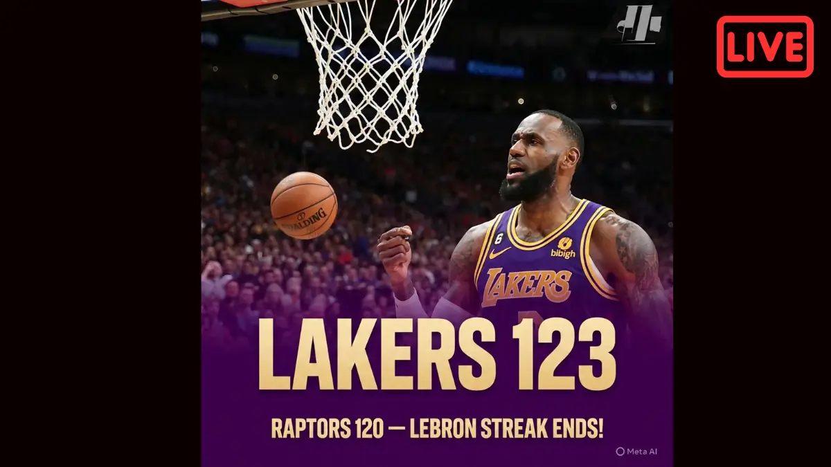 LeBron James Streak Ends 2025 Lakers vs Raptors Score LeBron Stats Austin Reaves 44 Pts Dec 4 Highlights
