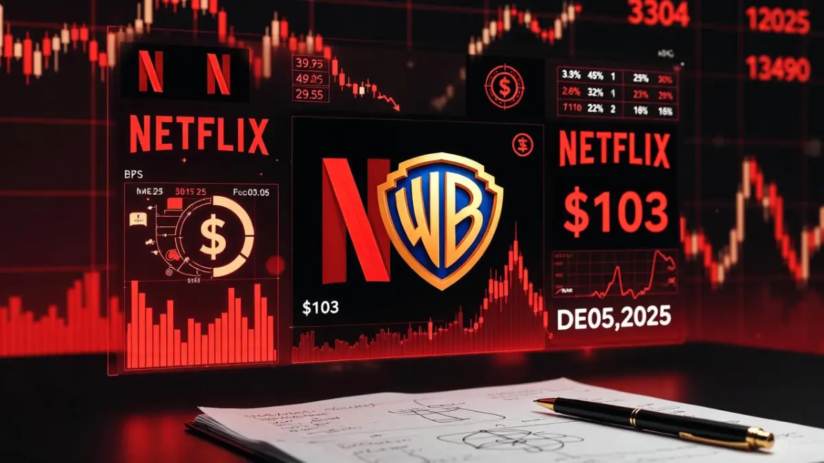 Netflix Share Price Crashes 6 on 82B Warner Bros Deal – Time to Buy NFLX